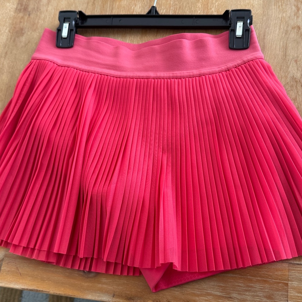 Lululemon Tennis Set- Pink Mini Skirt and Crop Top - Picture 10 of 12
